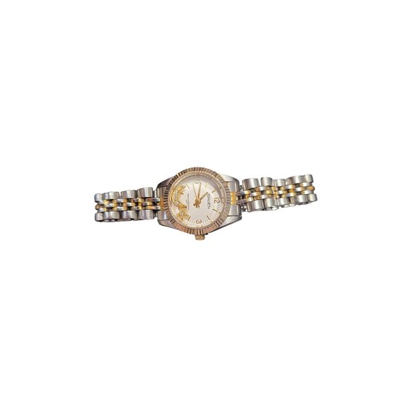 Star & Moon Gruen Women Silver Gold Two Tone Watch - Picture 8 of 9